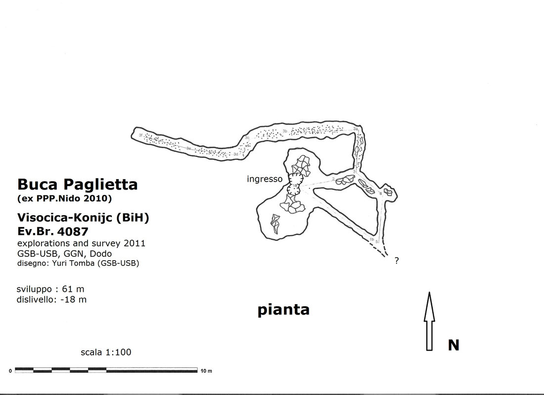 Buca Paglietta - tlocrt