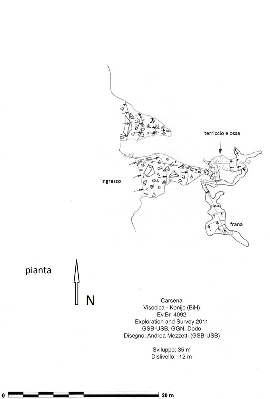 Carsena - tlocrt